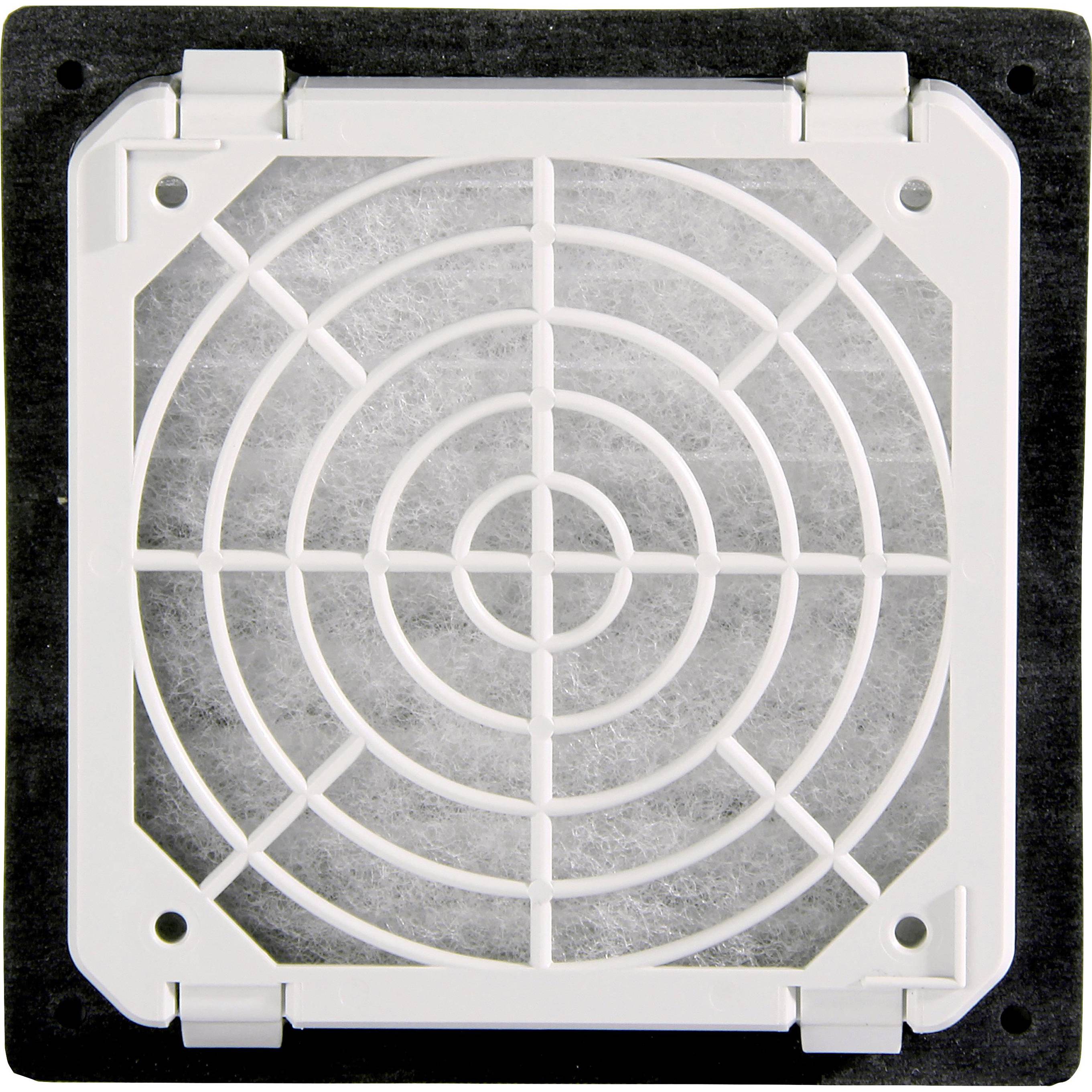 Austrittsfilter GV 100 mit Schutzart IP54 - Lichtgrau (-20°C bis +65°C, Abm. 105 x 105 x 16.5 mm) Elmeko