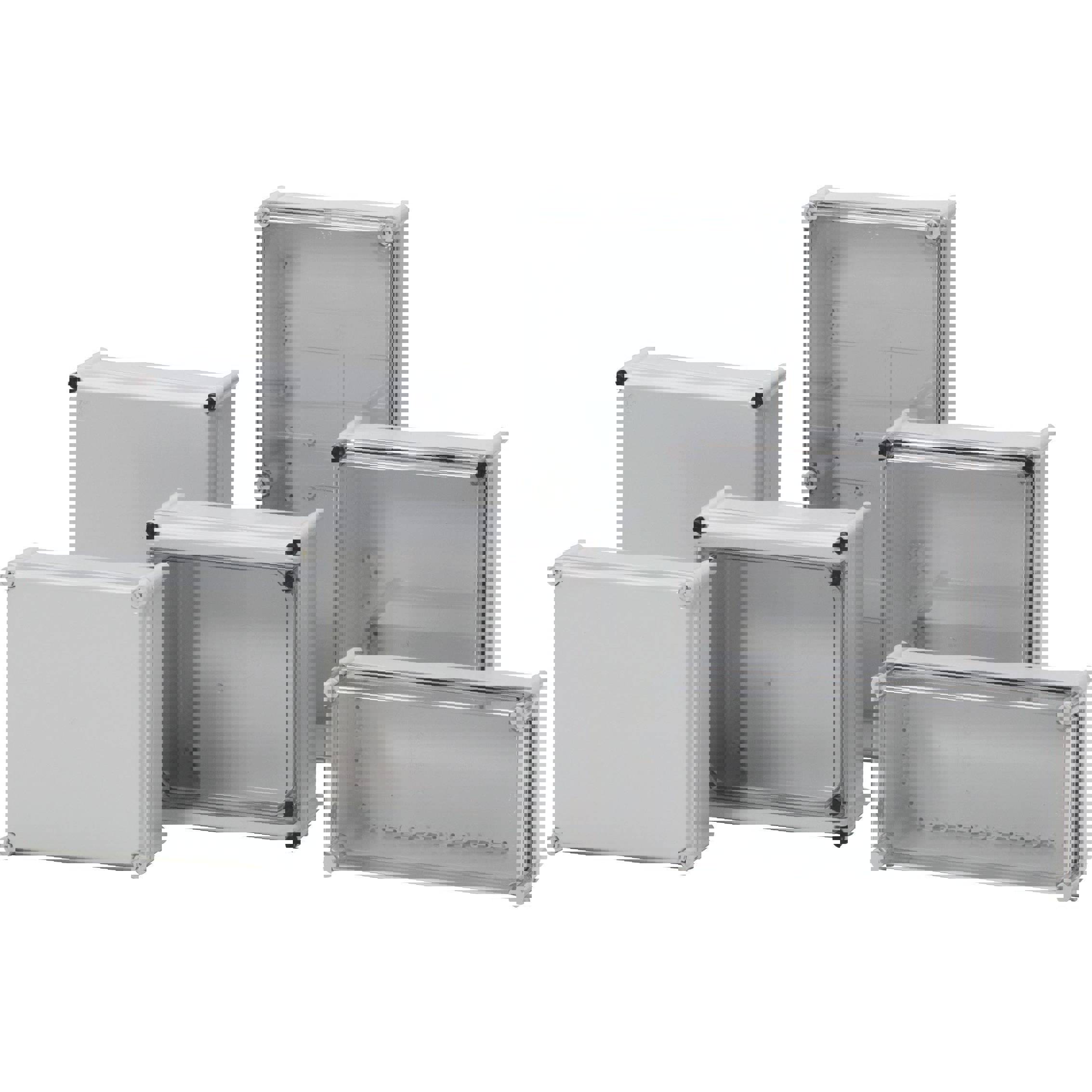 Installations-Gehäuse PC 1919 13 G 5330359 Lichtgrau (RAL 7035) IP66/IP67 Polycarbonat/Polyamid 188 x 188 x 130 mm - Fibox