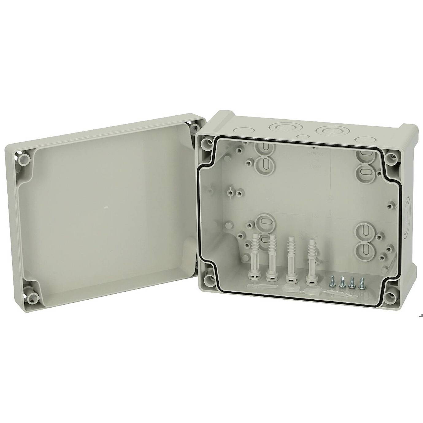 TPCM 201610 (5824025) Universal-Gehäuse Polycarbonat Lichtgrau (RAL 7035) IP65, IK08, IK07 201 x 163 x 98 mm von Fibox