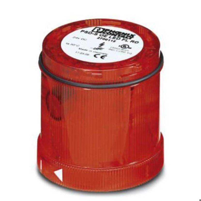 LED-Element Rot PSD-S OE LED FL RD 1 St., LED-Blitzlicht mit Doppelblitz, Ø70mm, IP65, -20°C bis +50°C - Phoenix Contact