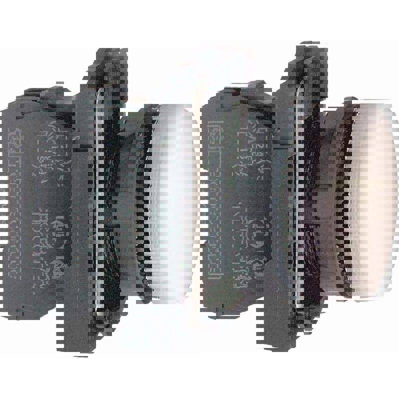 XB5AVM1 Meldeleuchte Weiß 230 V/AC mit Schraubanschluss, 30mm Breite, 42mm Höhe, Schutzart IP66 - Schneider Electric