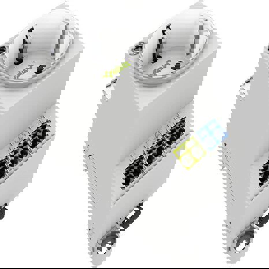 Schaltschrank-Steckdose Modell Sonstige Installationstechnik 1 St. - 16A, Schraubbefestigung/Hutschiene, PA66 WAGO