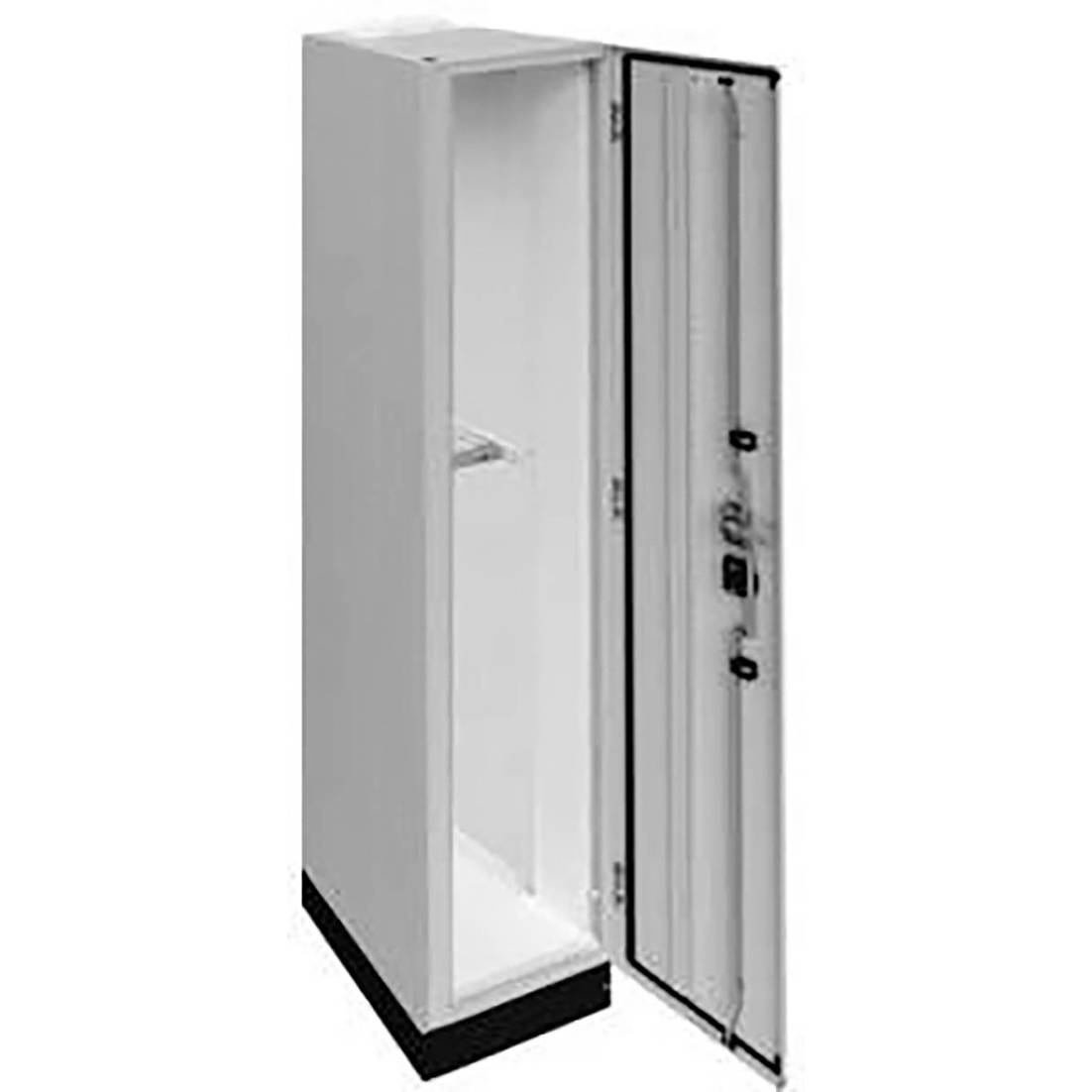 Schrank FR21H1 - Stahl Lichtgrau (RAL 7035) - 300 x 1950 x 400 mm von Hager