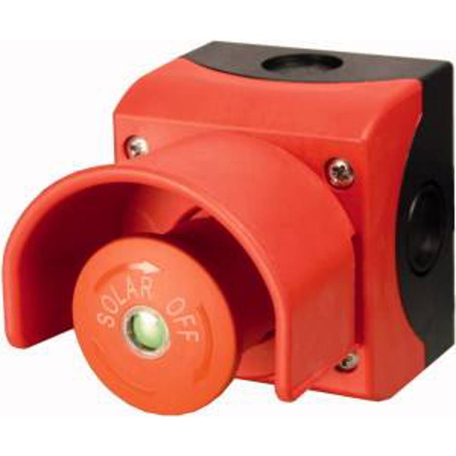 Eaton Not-Aus-Schalter Modell M22-SOL-PVT45PMPI02Q, Drehknopf, IP66 | IP67 | IP69, Schraubklemme, 22.5mm