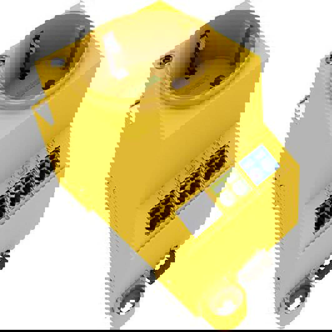 Schaltschrank-Steckdose Zubehör Kabel Modell PA66 16A 250V/AC IP20 Schraubbefestigung Hutschiene (Typ Zubehör Kabel) Gelb WAGO