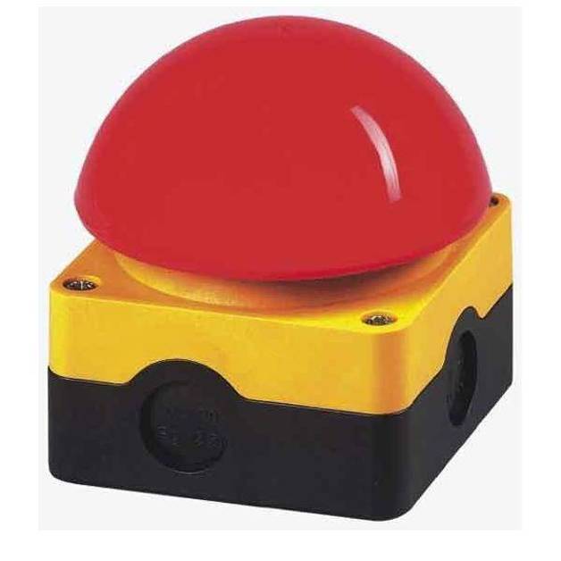 FAK-R/V/KC02/IY Fuß- Grobhandtaster mit Zugentriegelung und rastender Funktion, Aufbau, 2 Öffner, IP67/IP69K - Eaton