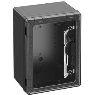 Schaltschrank GEOS-S 3040-22-to/SH/sw Modell 76173401 Polycarbonat Schwarz, plombierbar, Tür Transparent, IP67 IP66 IK09 - Spelsberg