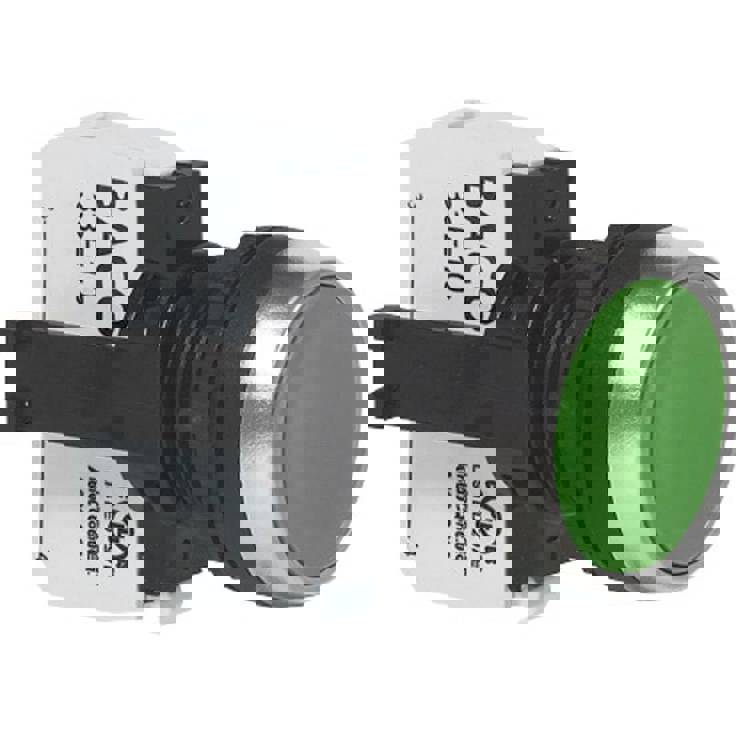 Drucktaster L21AA81B Frontring Kunststoff verchromt tastend ohne Beleuchtung 1 St Rot 10A IP69K BACO