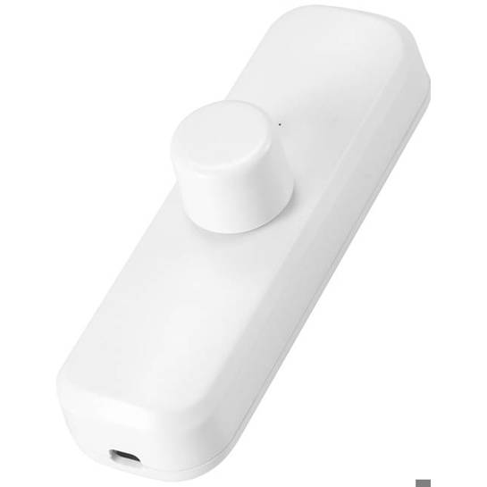 DrehschnurDimmer LED 0-25W Weiß 960000202-1 Dimmer Lichtsteuerung Schiefer Lighting