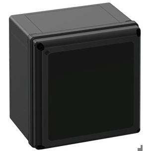 GEOS-L 3030-22-o/sw Leergehäuse 74273301 Polycarbonat schwarz plombierbar IP67/IP66 300x300x226mm - Spelsberg