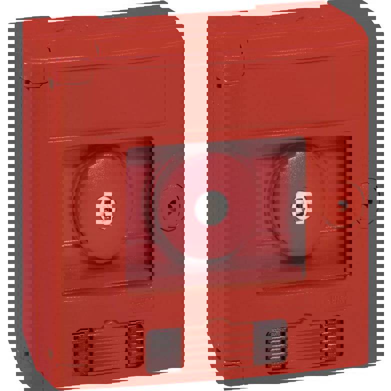 Pilztaster Modell LG.038009 mit LED-Punktbeleuchtung und Schlüsselentriegelung im Gehäuse Legrand