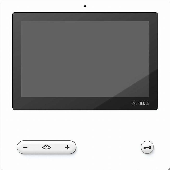 BVPC 850-0 W | Video-Panel Comfort | (B x H x T) 202 x 202 x 30 mm | Kabelgebunden | Siedle