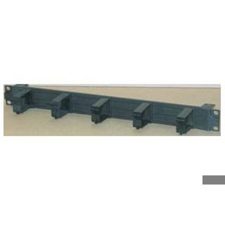 apraNET Kabelführungsplatte 1U, Rack-Zubehör, Schwarz RAL 9005 - Modell 21-3145-80 Apranet