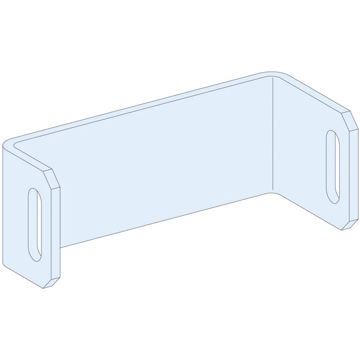 Anreihbausatz PrismaSeT-P mit PrismaSeT-PH Modell LVS01198 - Montage-Befestigungsset Edelstahl (94mm x 40mm x 35mm) Schneider Electric
