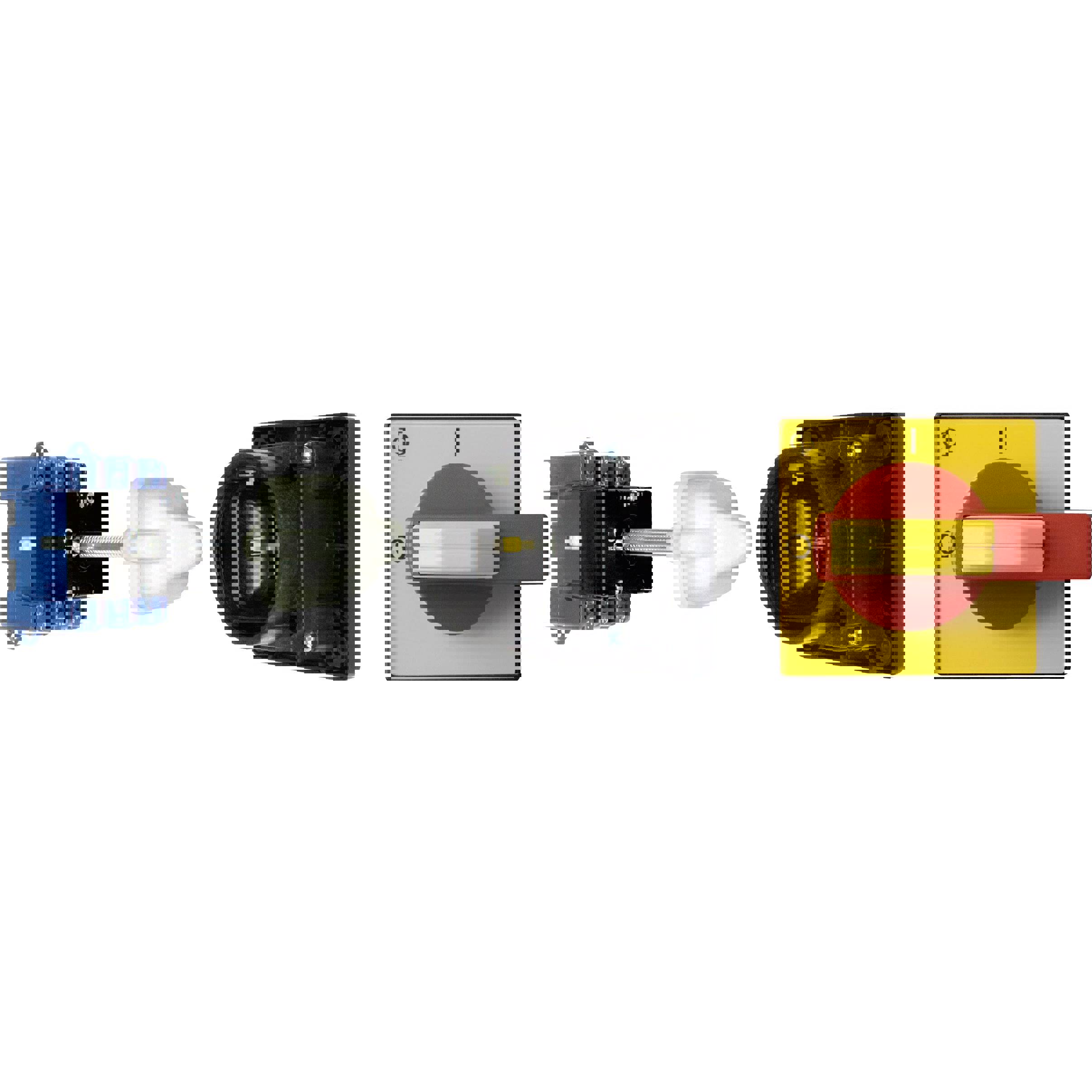 Lasttrennschalter KG250.T203/13.VE mit Türkupplung Schraubenmontage IP66 250 A Drehrastend 3-polig Rot/Gelb von Kraus & Naimer