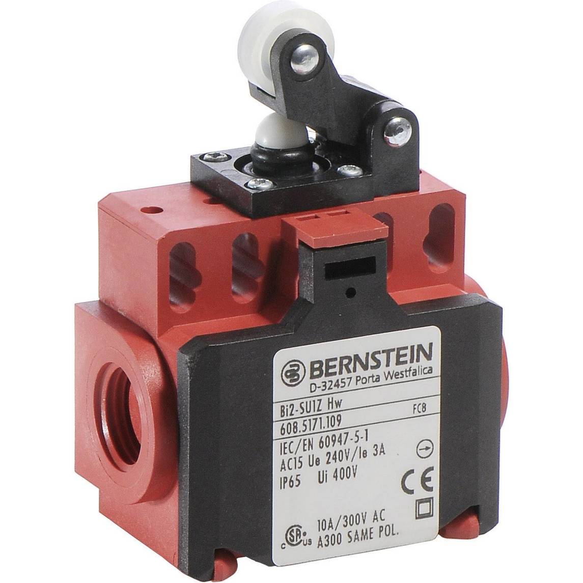 BI2-SU1Z HW 6085171109 Rollenhebel Tastend Endschalter Kunststoff Gehäuse IP65 Bernstein