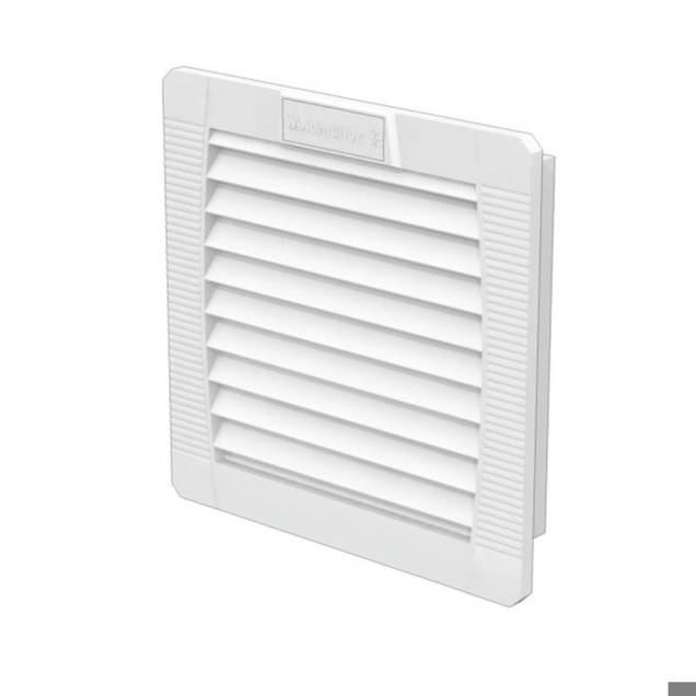 Austrittsfilter EF 10 54 GY, B x H x T 109 x 109 x 23 mm, Grau, IP54, -40°C bis +55°C, 1 St. - Weidmüller