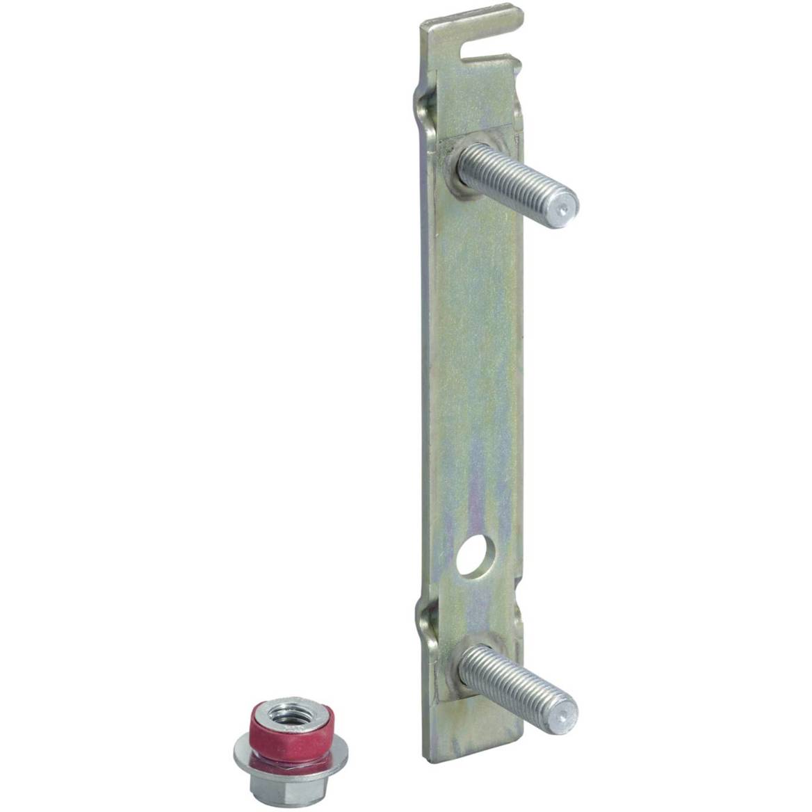 PrismaSeT-P | Linergy LGYE | LVS01130 Schraubverbindungsplatten-Set aus Edelstahl, Adaption für Verdrahtungssysteme, 200x37x20mm, Schneider Electric