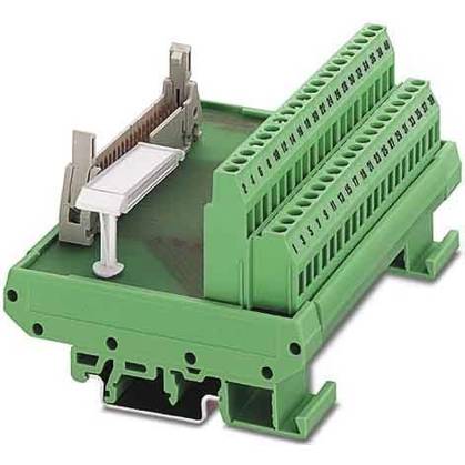 Schnittstellenmodul FLKM 50 | 2281089 | Flachbandkabel Stecker 50-polig Schraubenanschluss | Hutschienenmontage | Phoenix Contact