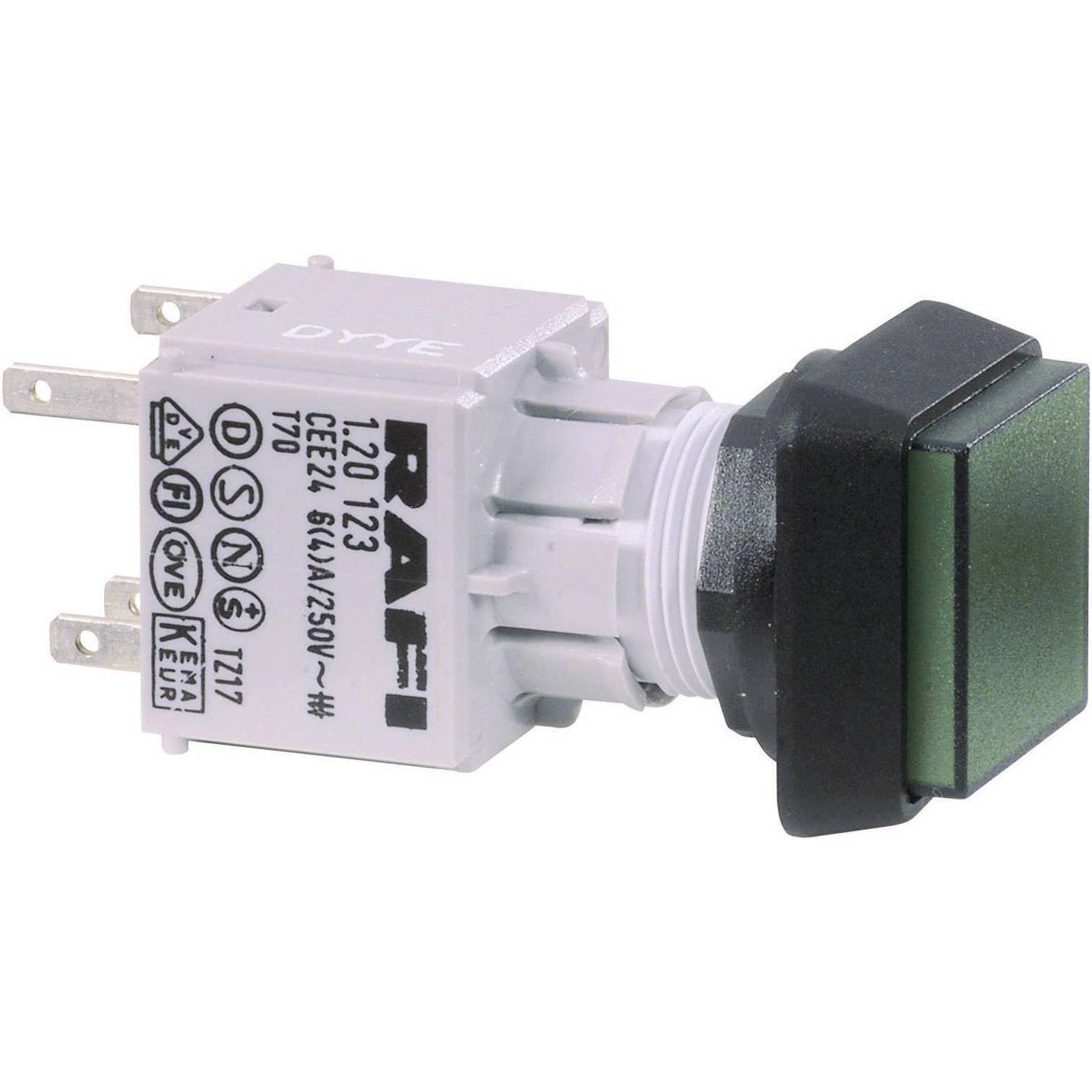 Drucktaster Betätiger quadratisch LED Transparent RAFIX 16 130070051/1002 RAFI