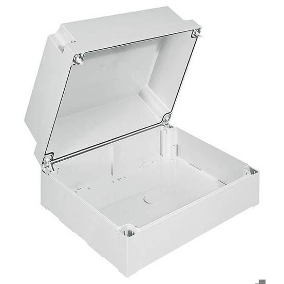 Gehäuse 035058 Lichtgrau IP55 Kunststoff mit Deckel 265x359x154mm Legrand