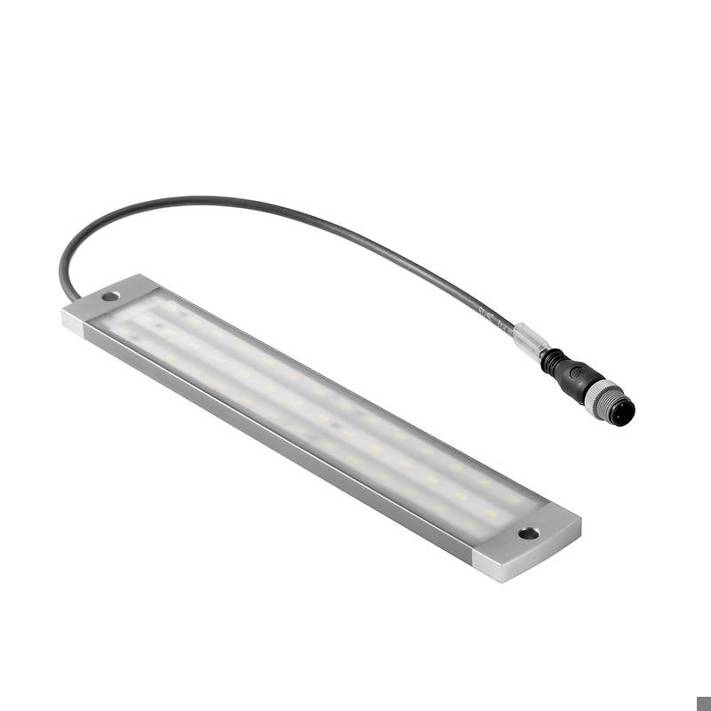 Maschinen-LED-Leuchte WIL-LWXXXX-5000D024-240SXX0.3BM12GXXXX - Rechteckige LED-Arbeitsleuchte, DC, 40° Ausstrahlwinkel, 282cd Lichtstärke, IP67 Schutzart - Weidmüller
