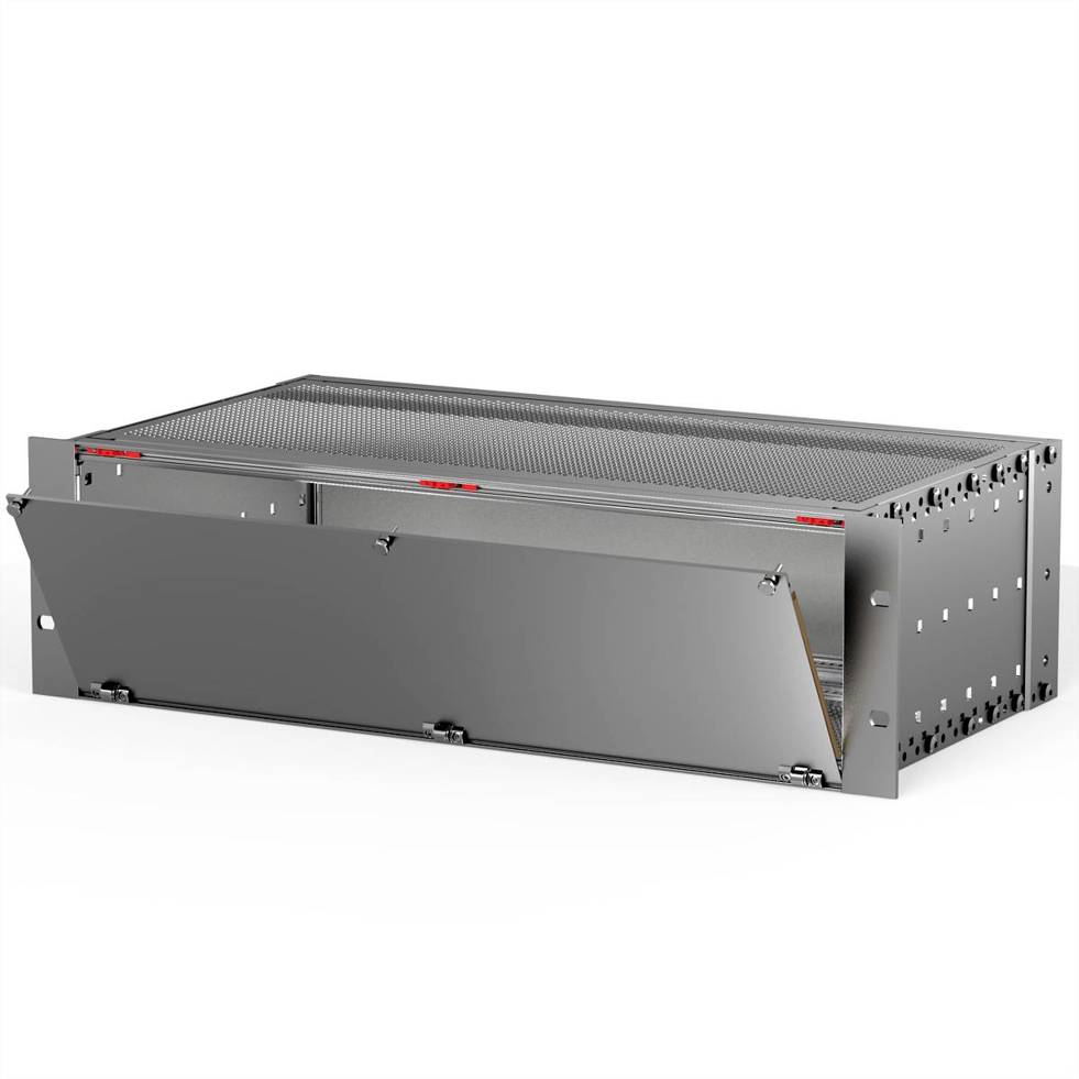 20848696 Frontplatte, 261.8mm Höhe, 2.5mm Tiefe, abgeschirmt, untere Scharniere - nVent SCHROFF