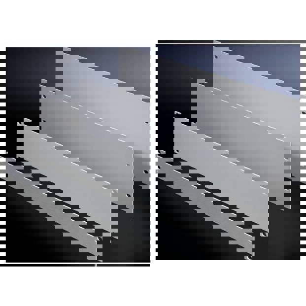 Rückplatte VC 1936.200 verschraubbar Aluminium 3 St. - Rittal