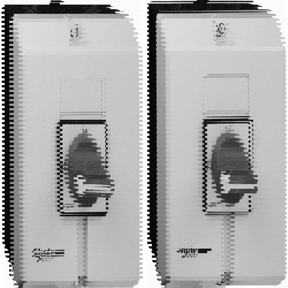 Not-Aus-Schalter VCF4GE 690V 57A mit Schraubklemme - Gelb/Rot, IP65, abschließbar, mechanische Verriegelung - Schneider Electric