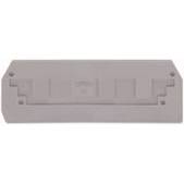 O Abschlussplatte u. Zwischenplatte 282-308 Modell graue Platte 0.13kg - WAGO